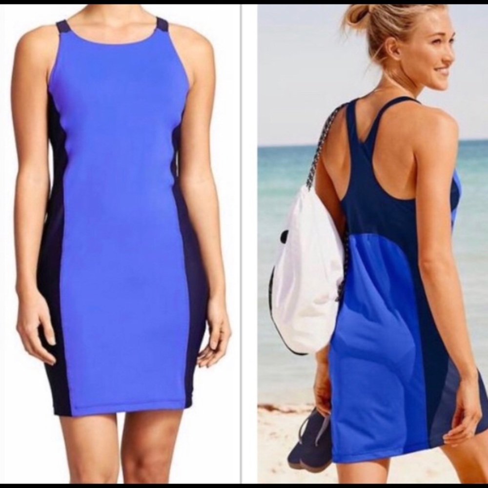 NWT Athleta colorblock dress